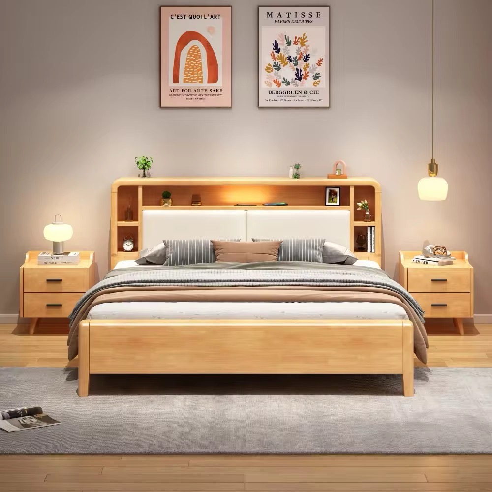Wooden Storage Bed view 5