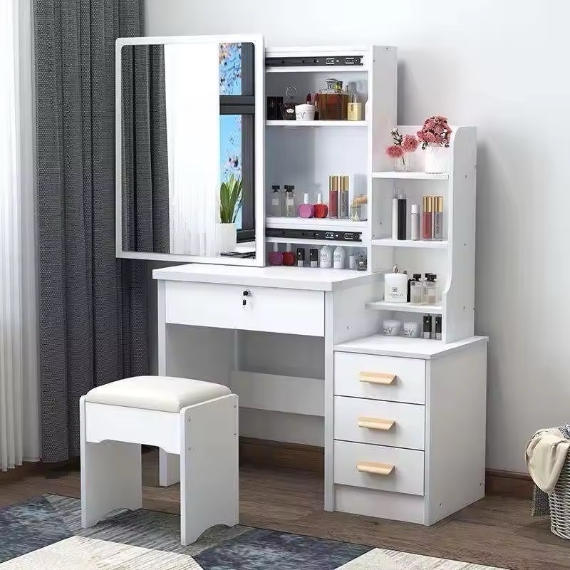 White Wooden Dressing Table view 2