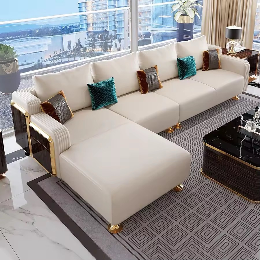 Luxurious Grey Sofa Set view 6