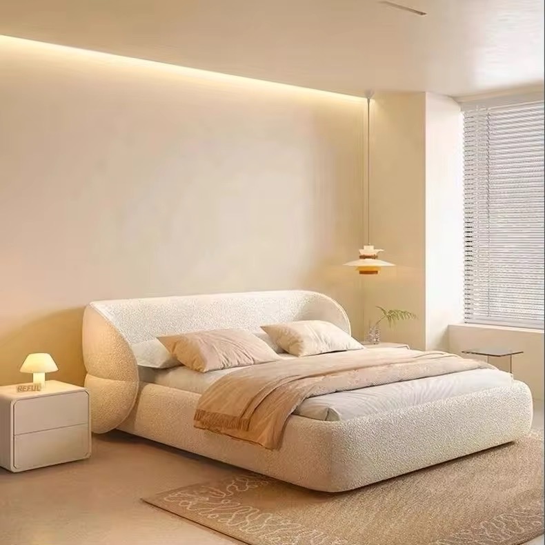 Modern Fabric Bed view 2