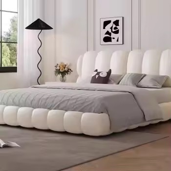 Modern Plush Bed view 2