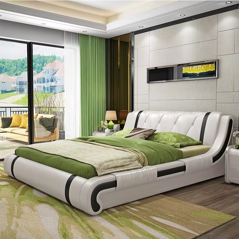 Modern Fabric Bed view 2