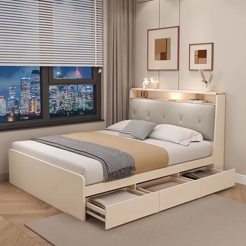 Contemporary Storage Bed view 4