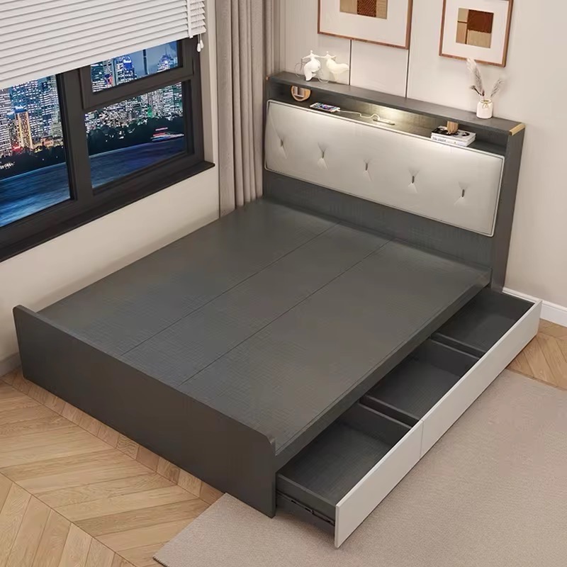 Contemporary Storage Bed view 6