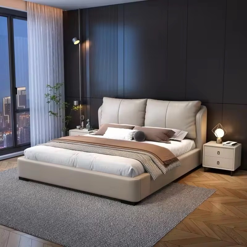 Modern Upholstered Bed view 6