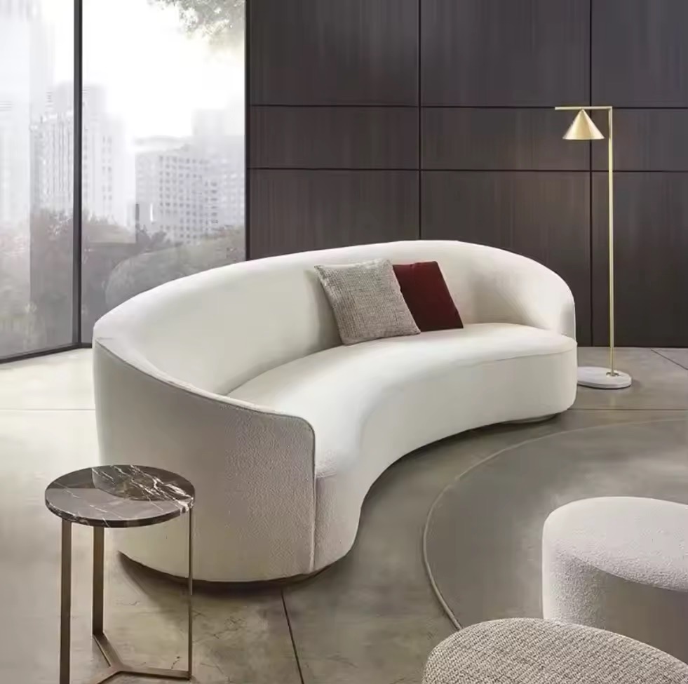 Modern Curved Sofa view 2
