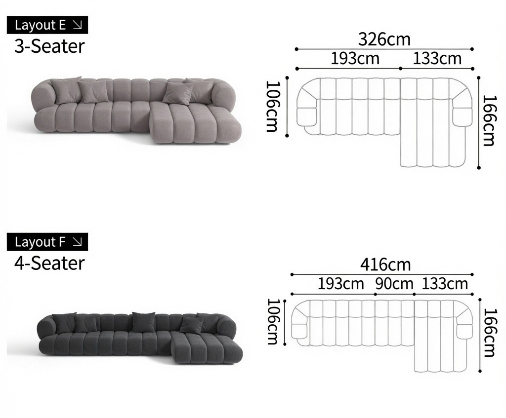 Modern Soft Puff Launcher Sofa view 2