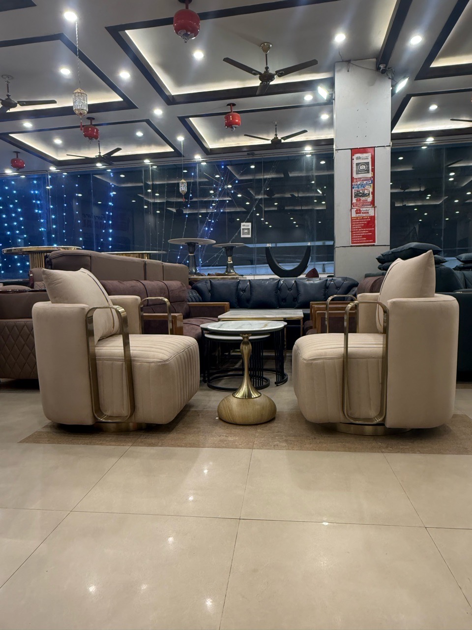 Elegant Revolving Sofa Chair view 2