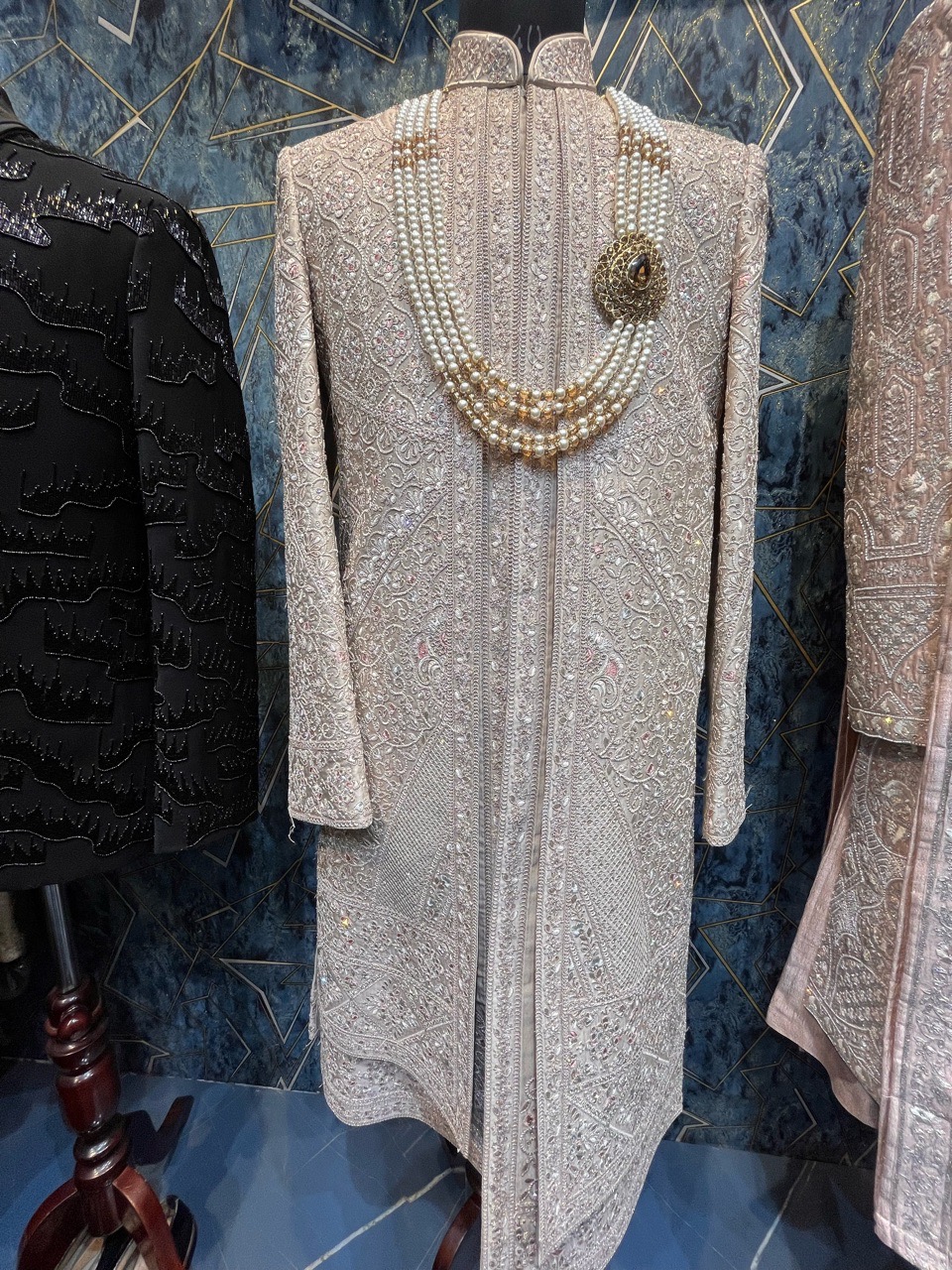 Embroidered Sherwani view 2