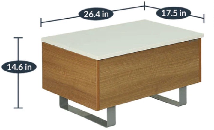Lift-Top Coffee Table view 5