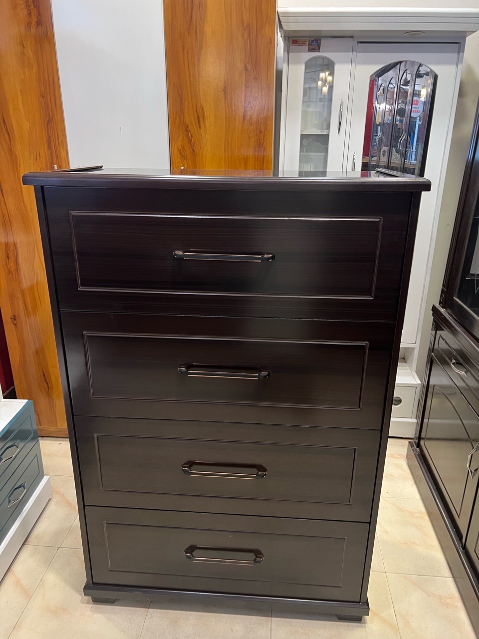 Modern Wooden Chest of Drawers view 2