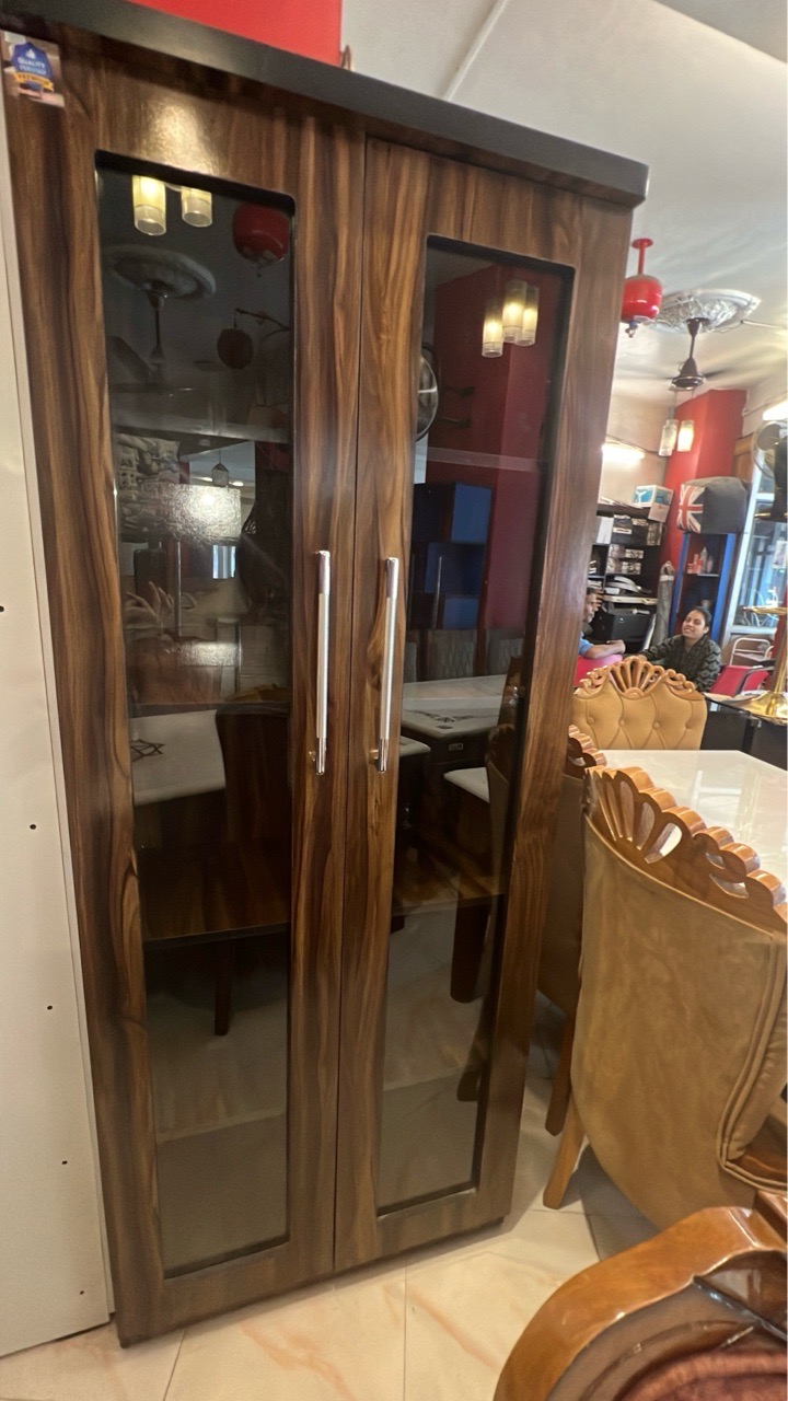 Wooden Glass Door Cabinet view 2