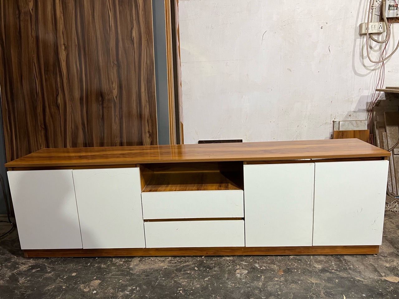Modern Wooden TV Unit view 4