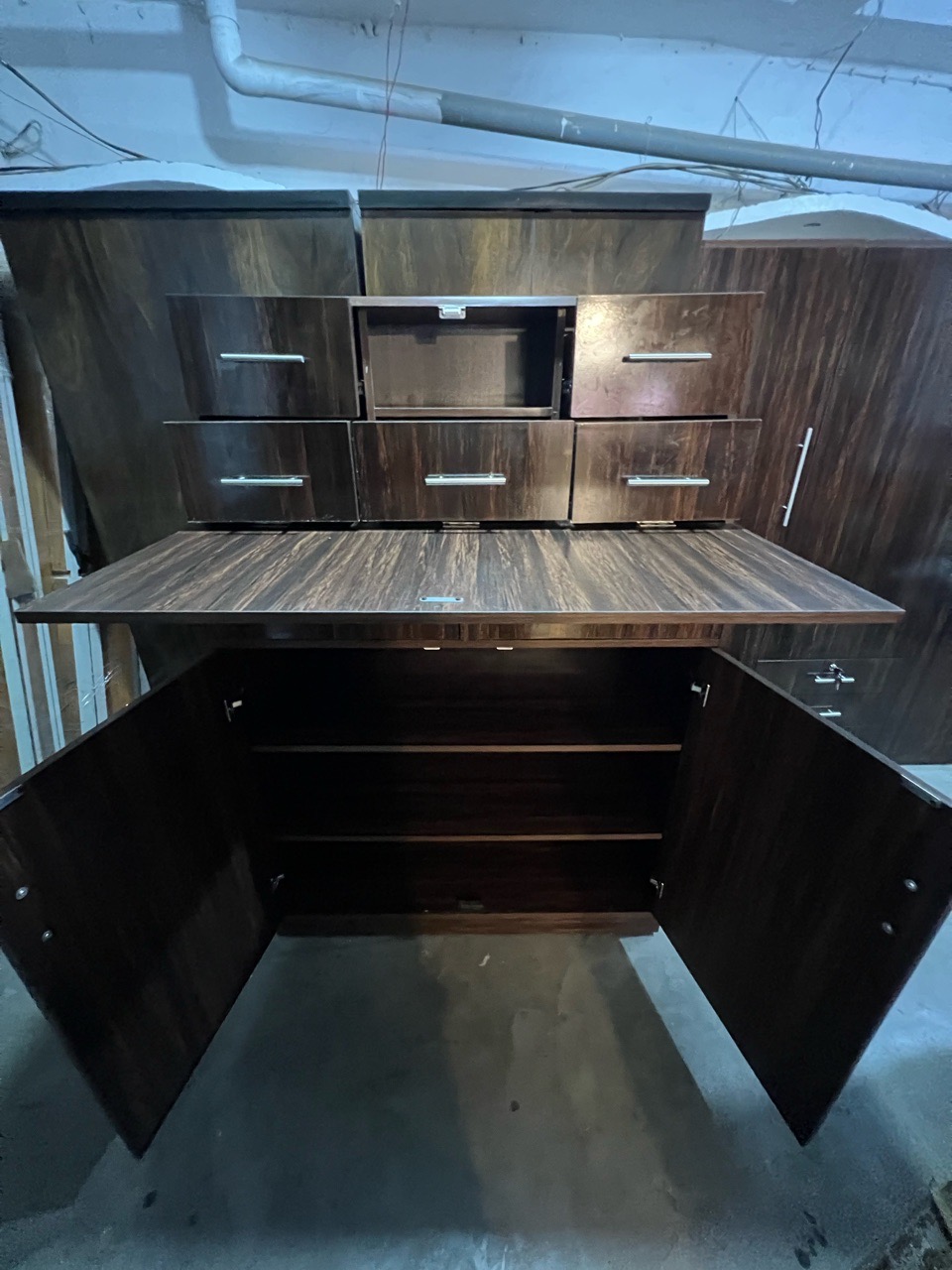 Modern Wooden Storage Cabinet view 4