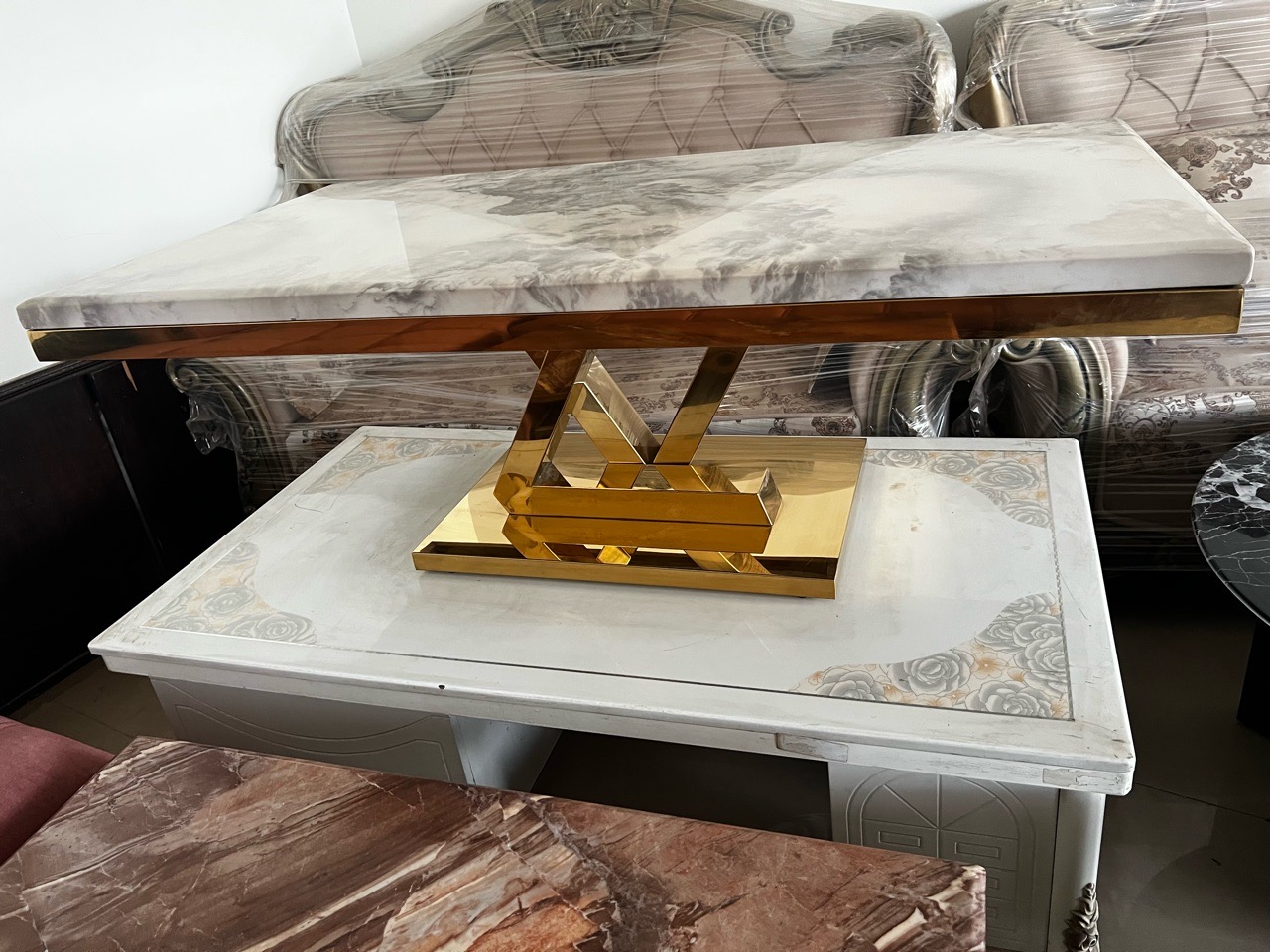 Marble Center Table view 2
