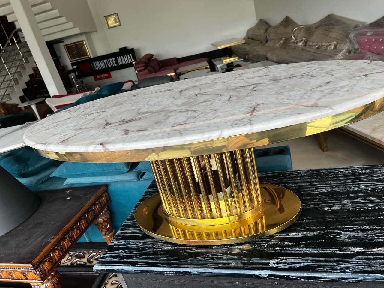 Marble Top Center Table view 2