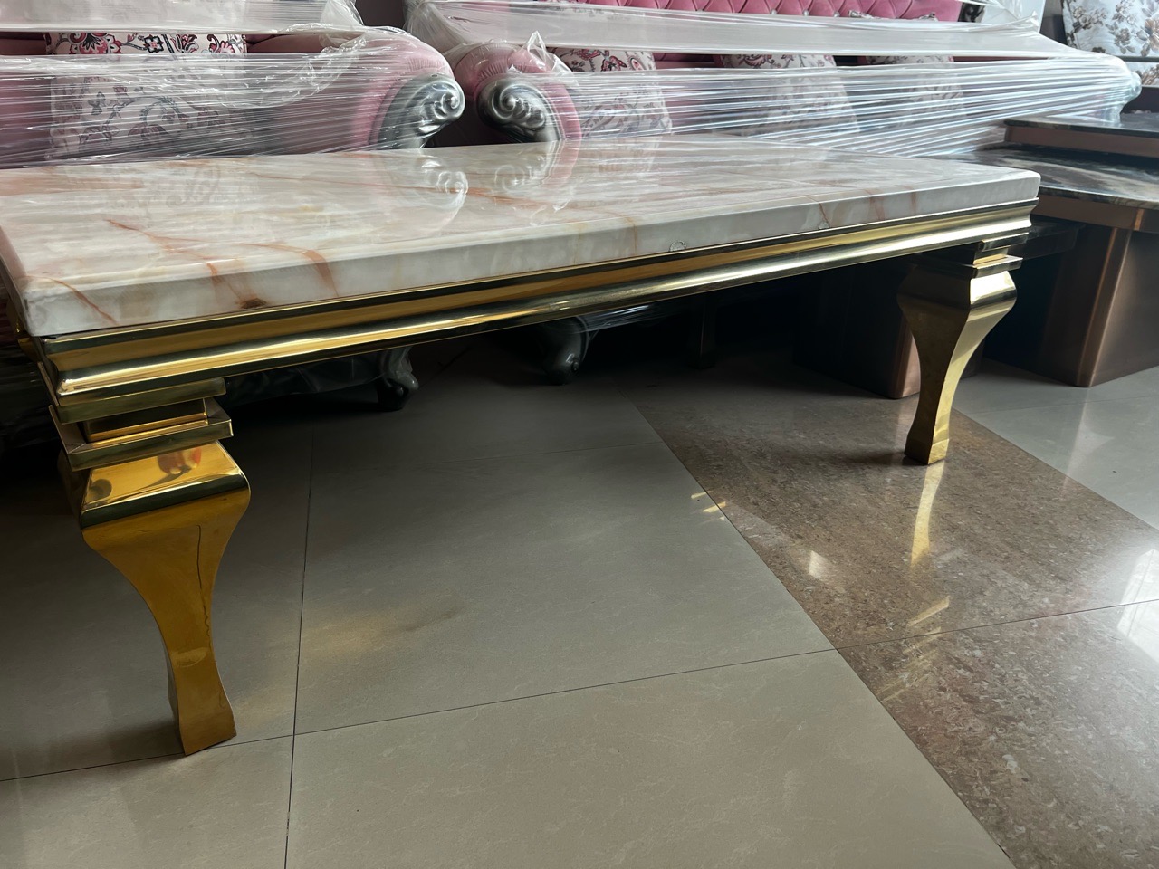 Marble Top Coffee Table view 2