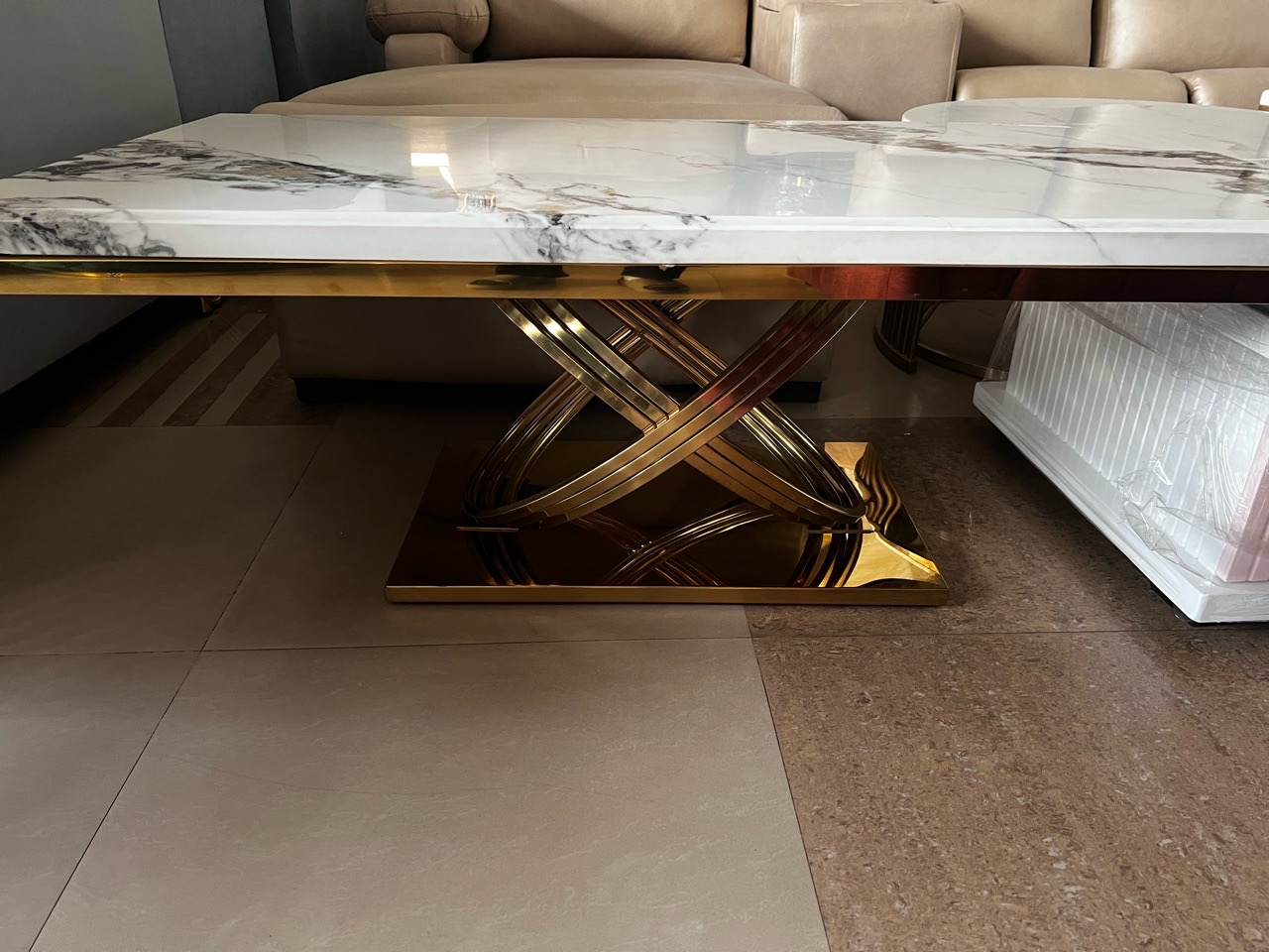 Marble Top Center Table view 2