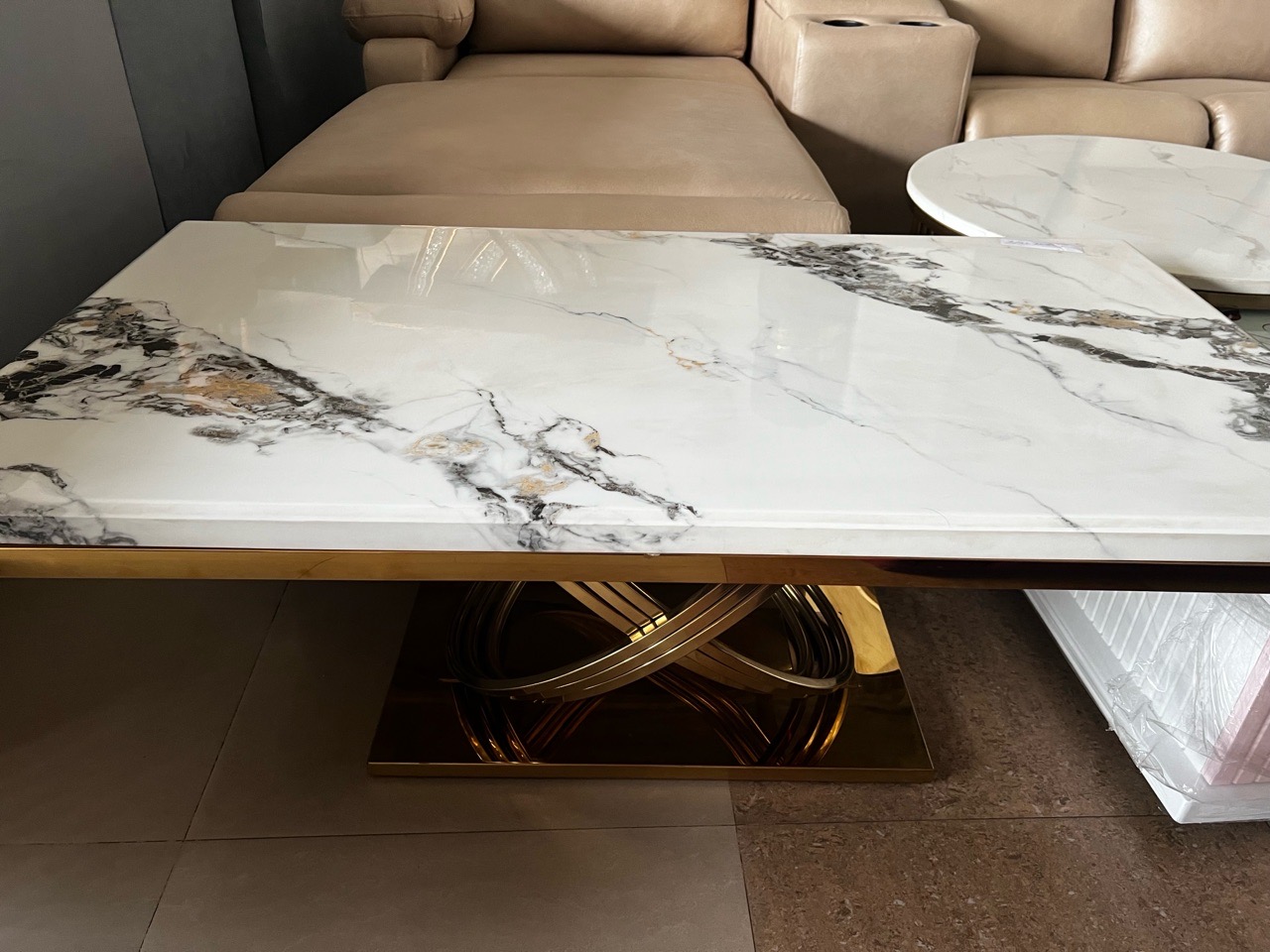 Marble Top Center Table view 3
