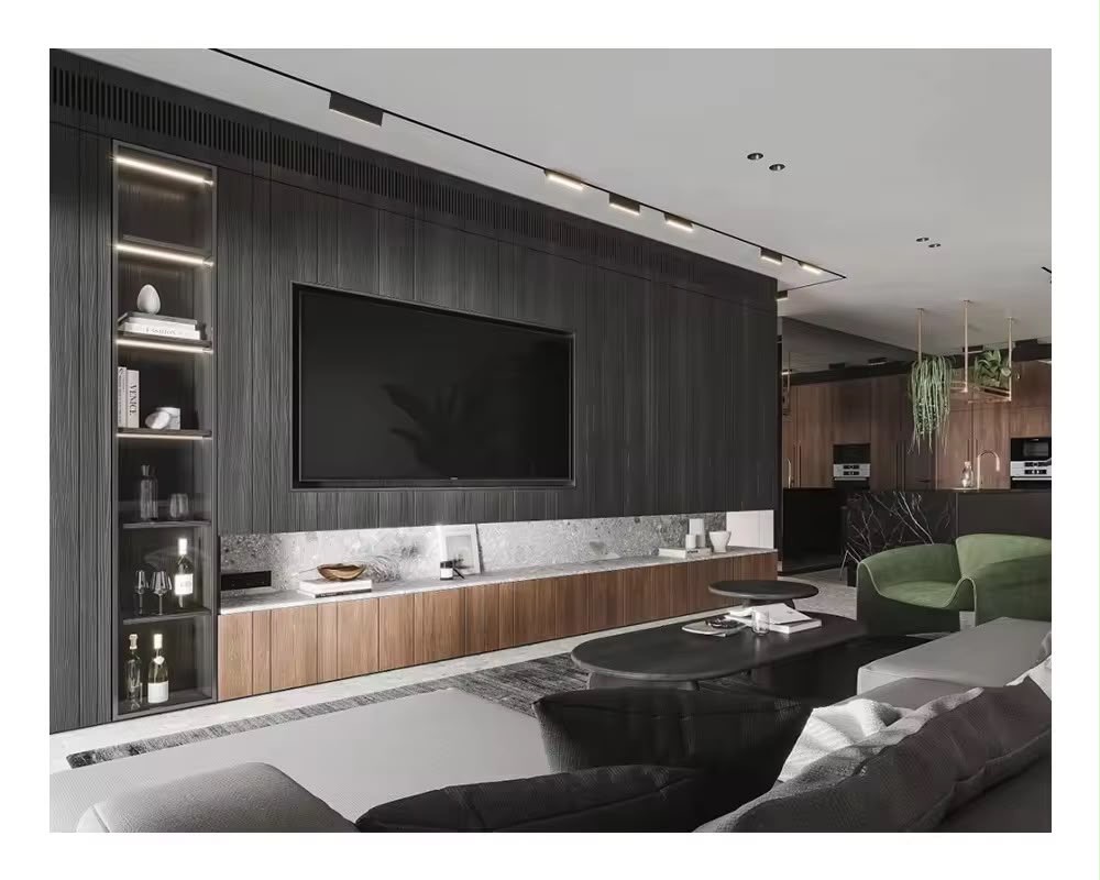 Modern L SHAPE TV Unit view 2