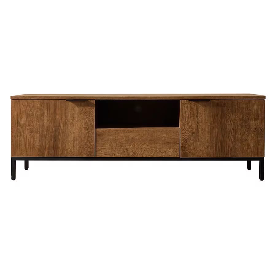 Simple Stylish Wooden TV Unit view 2