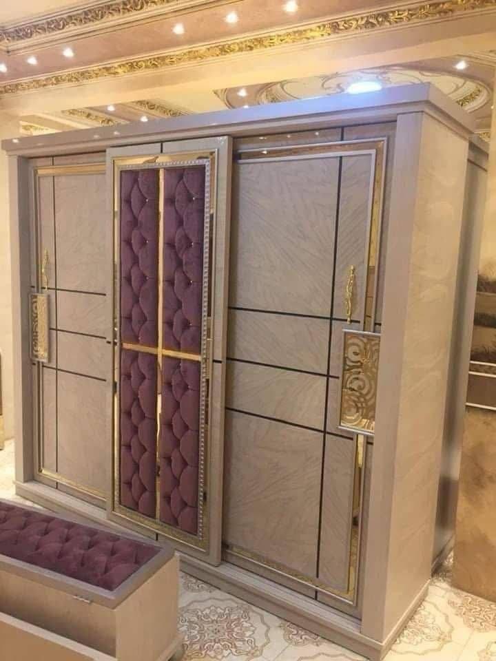 Elegant Wooden Wardrobe view 2