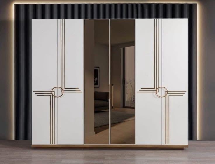 Modern White Wardrobe view 2