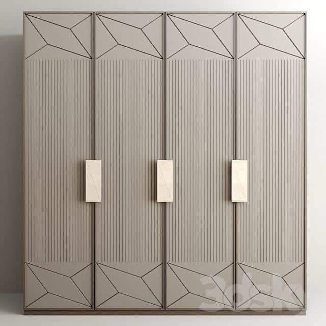 Modern Wooden Wardrobe view 2