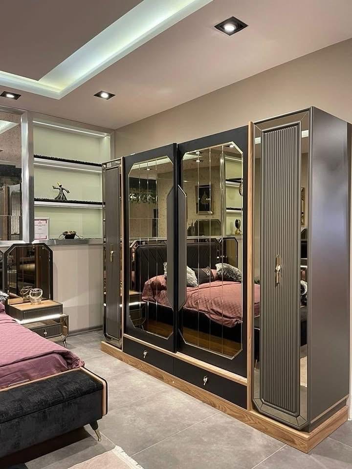 Elegant Wooden Wardrobe view 2