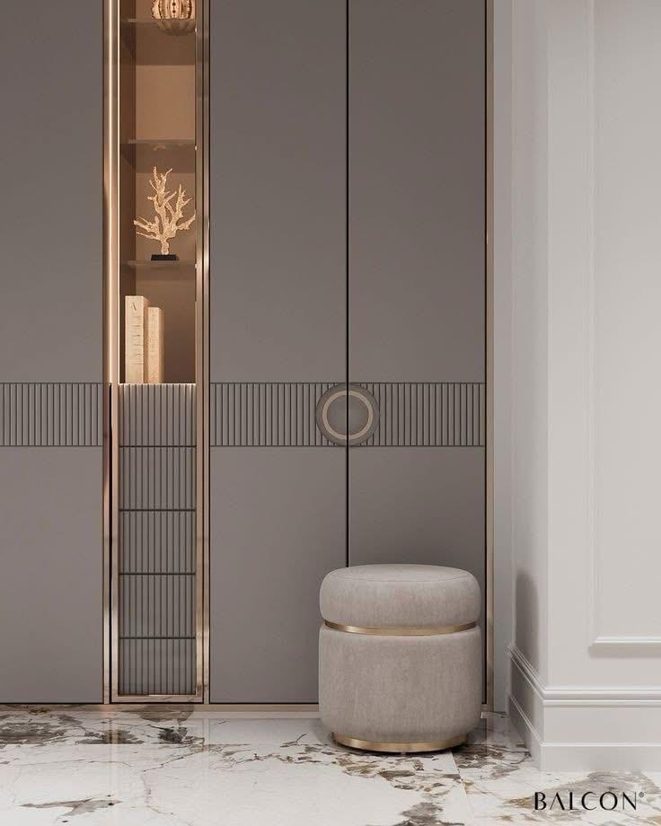 Modern Upholstered Wardrobe view 2