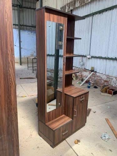 Wooden Dressing Table with Mirror view 2