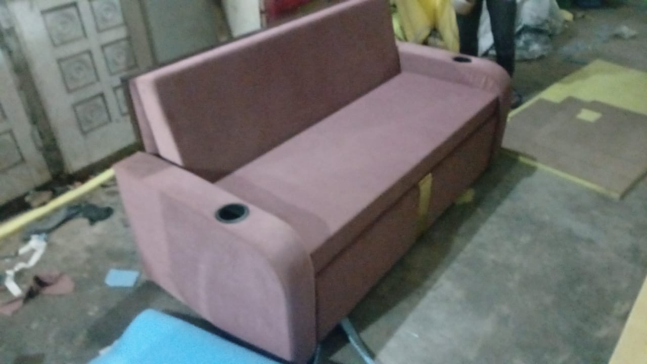 Modern Fabric Sofa Bed view 2