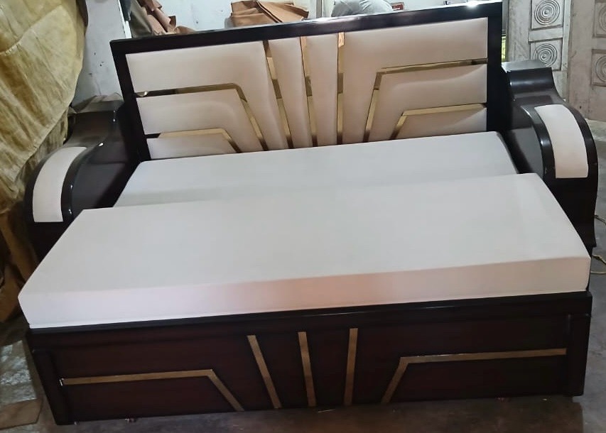 Modern Green Sofa Bed view 9