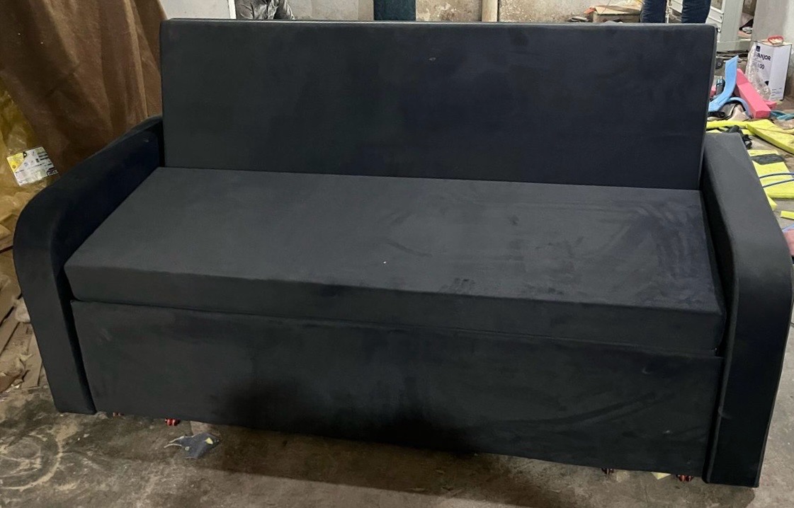 Modern Fabric Sofa Bed view 3