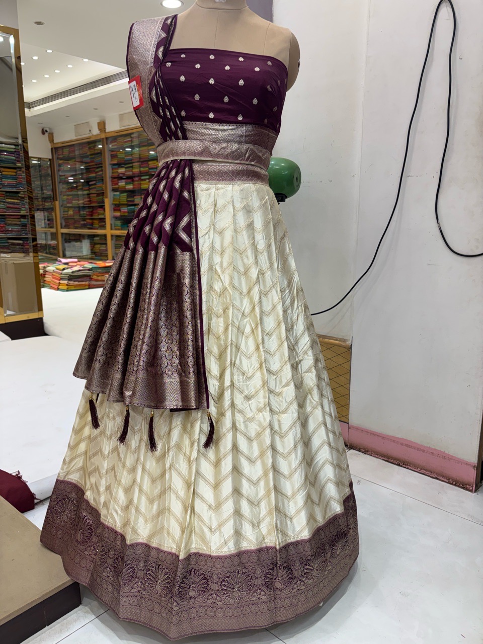 Lehenga by Maithili Silks view 2