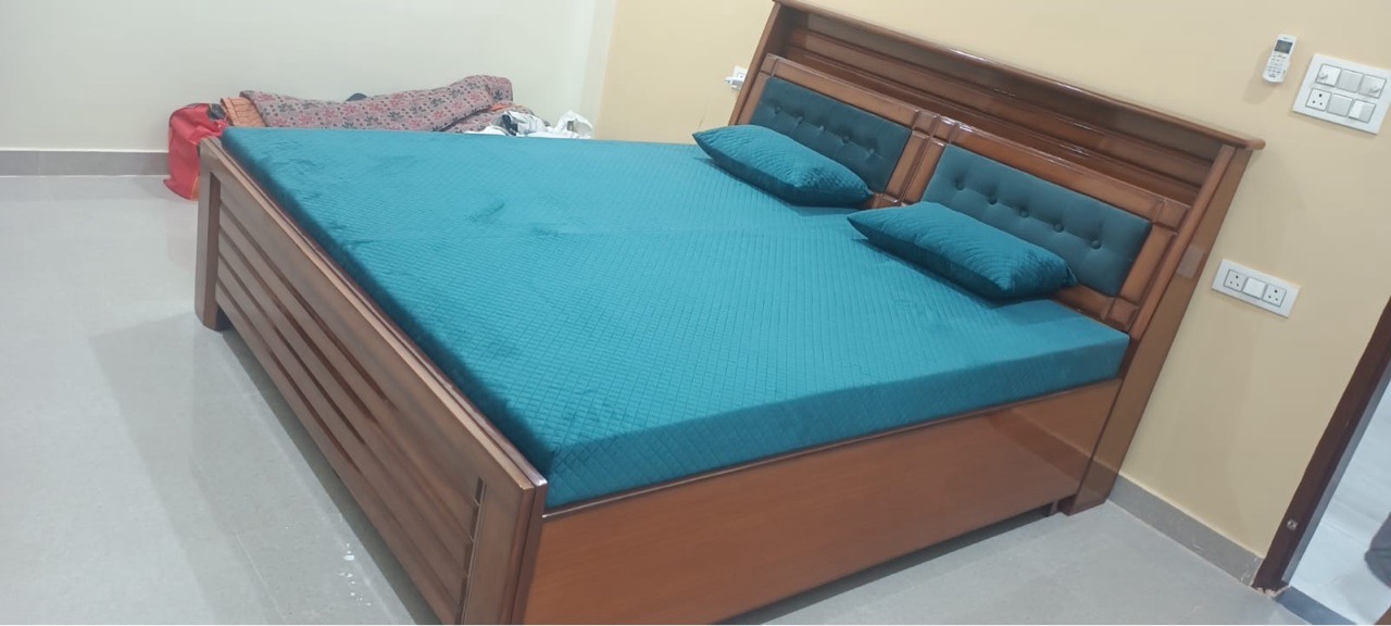 Modern Wooden Bed view 2