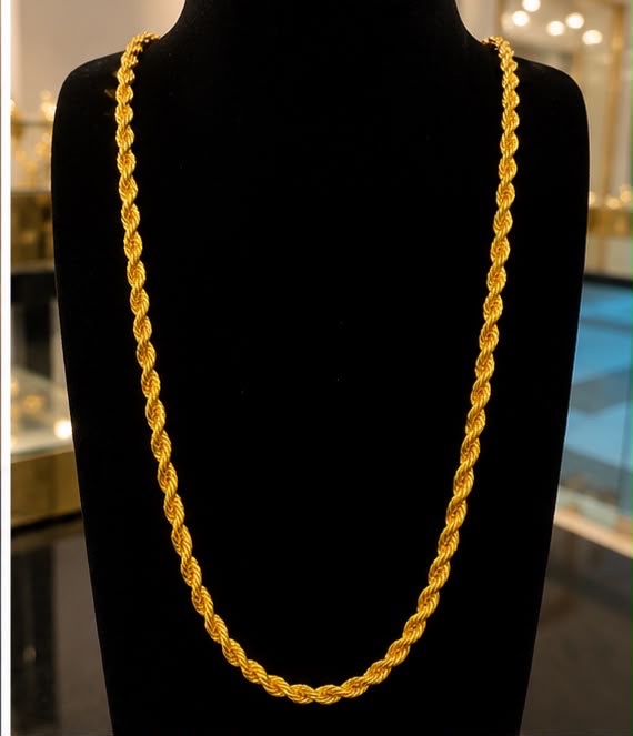 Gold Rope Chain view 2