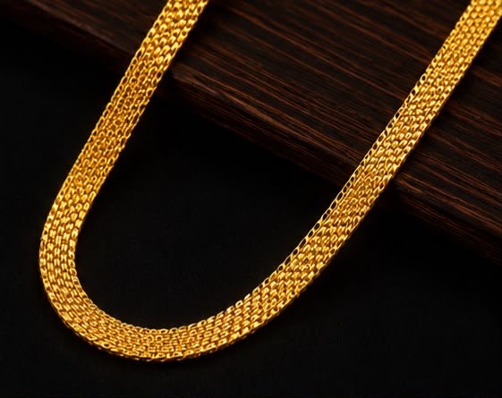 Gold Plated Highway Chain￼ view 3