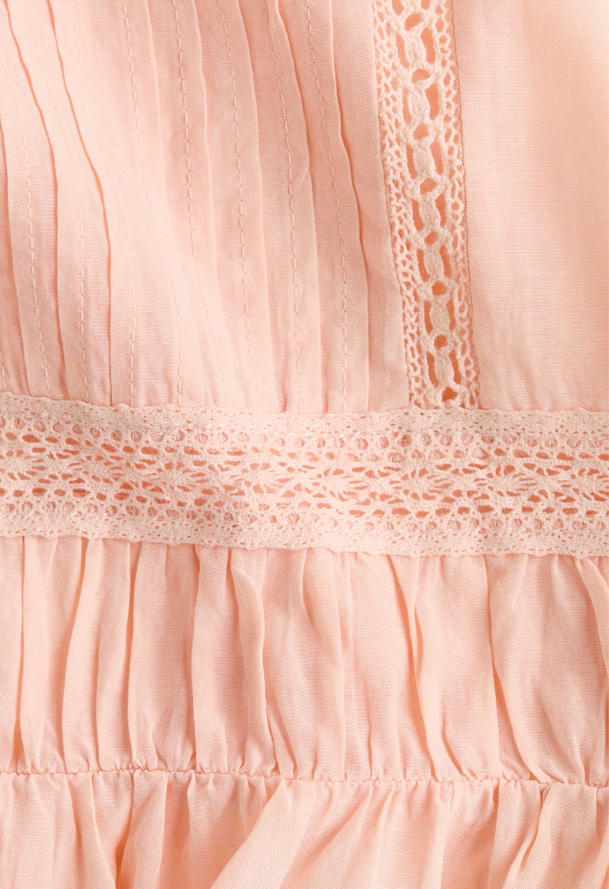 Floral Ruffle Top view 4
