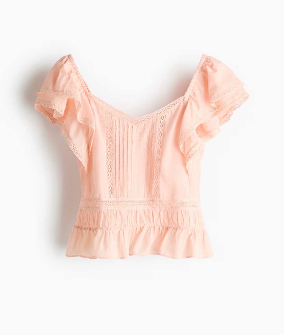 Floral Ruffle Top view 3
