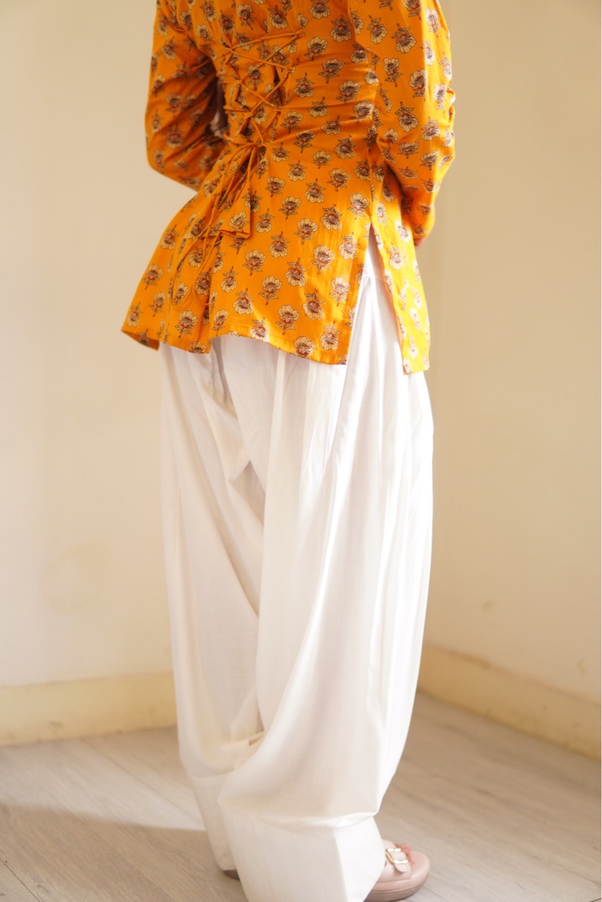 Farshi Salvar - Off white view 2
