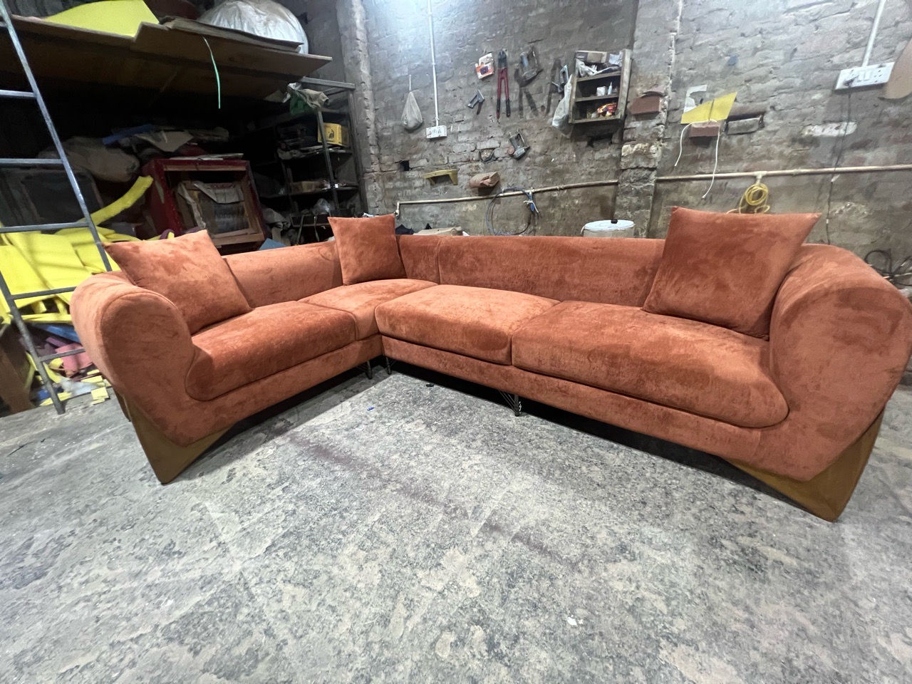 Modern L-Shaped Stylish Sofa view 2