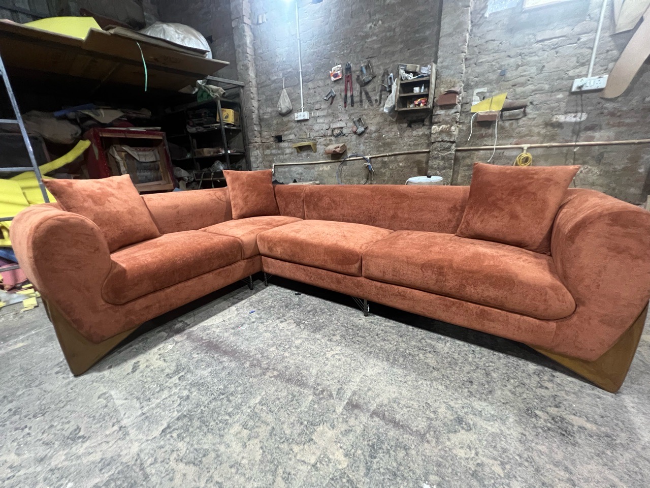 Modern L-Shaped Stylish Sofa view 3