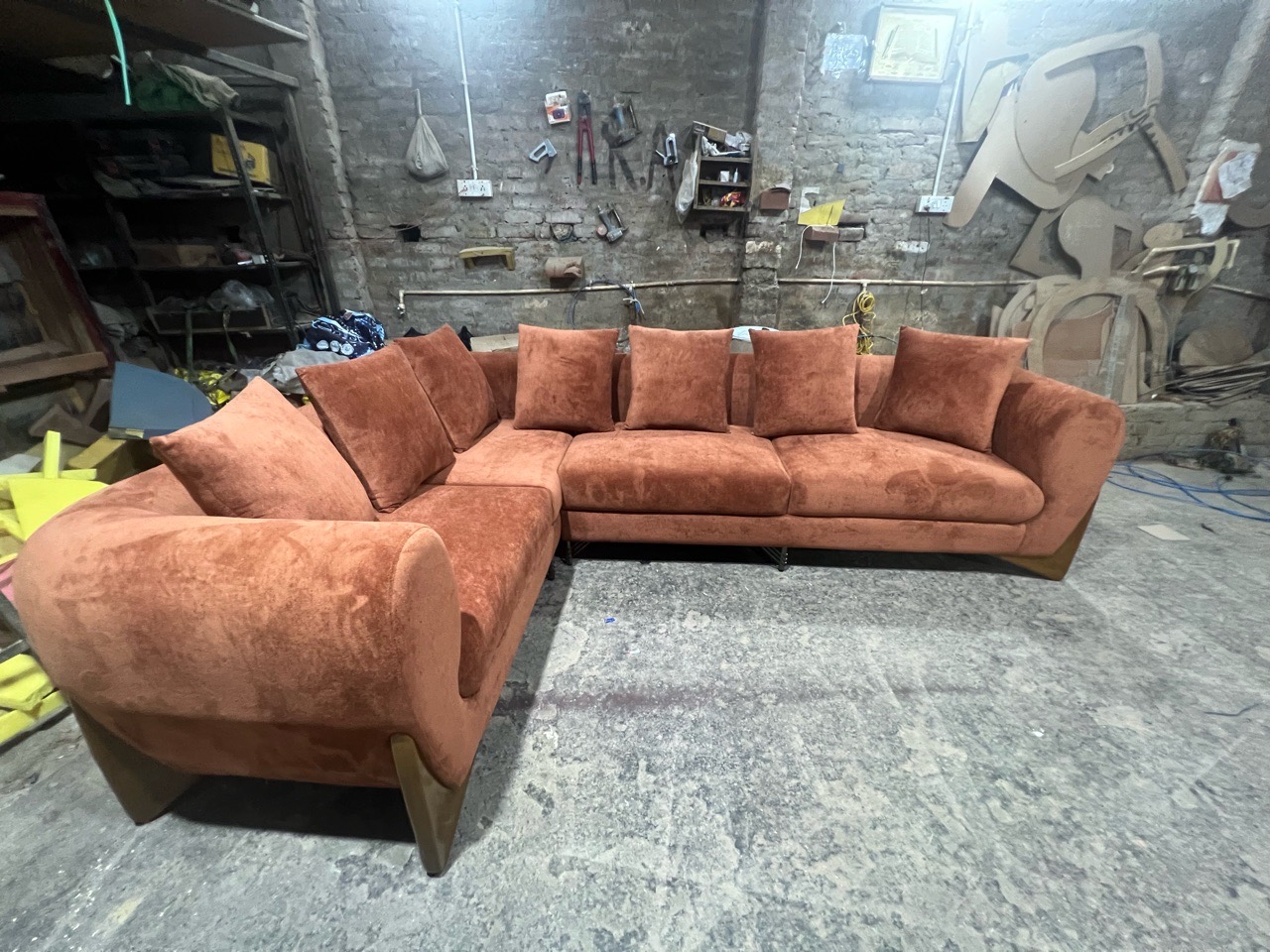 Modern L-Shaped Stylish Sofa view 4