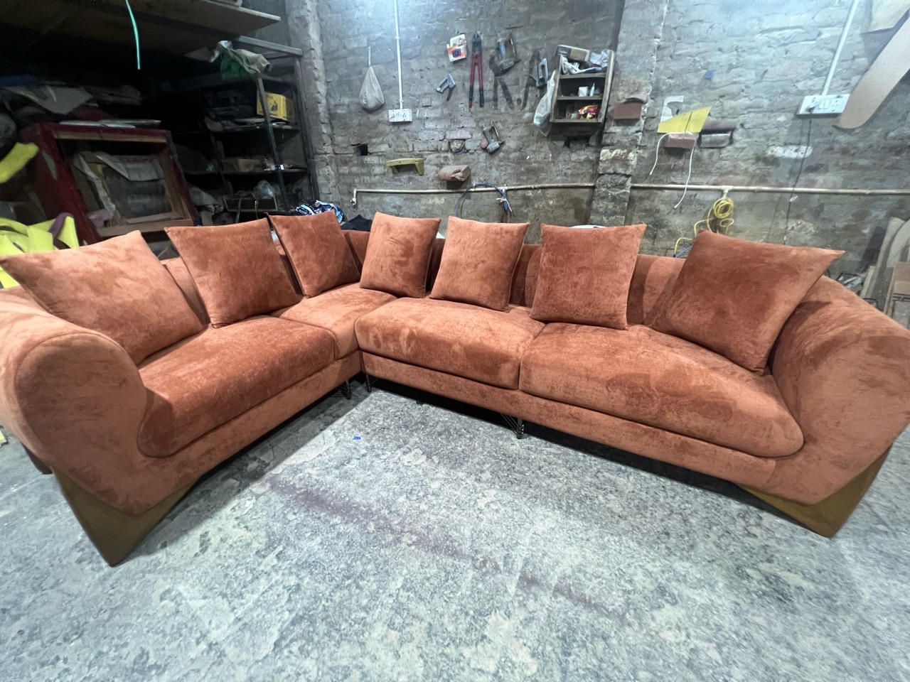Modern L-Shaped Stylish Sofa view 7