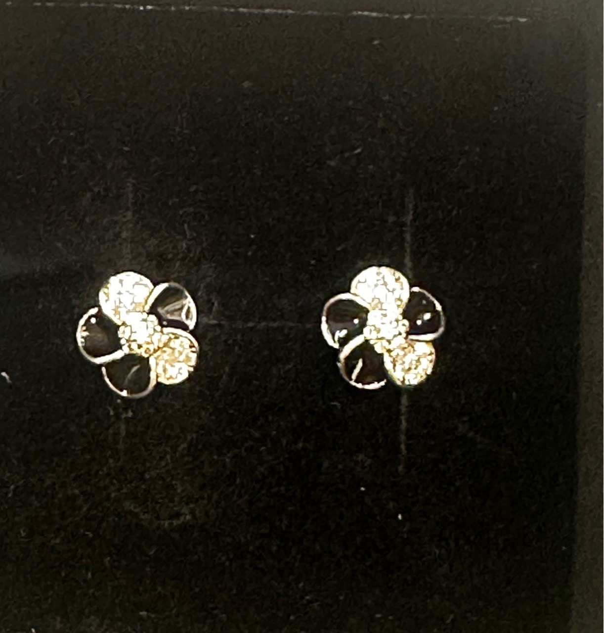 Floral Stud Earrings view 2