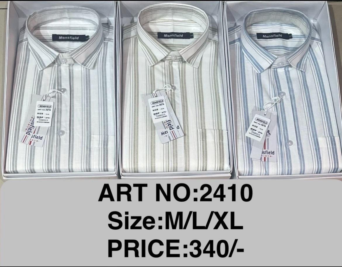 Mensfield Striped Shirt Art No:2410 view 2