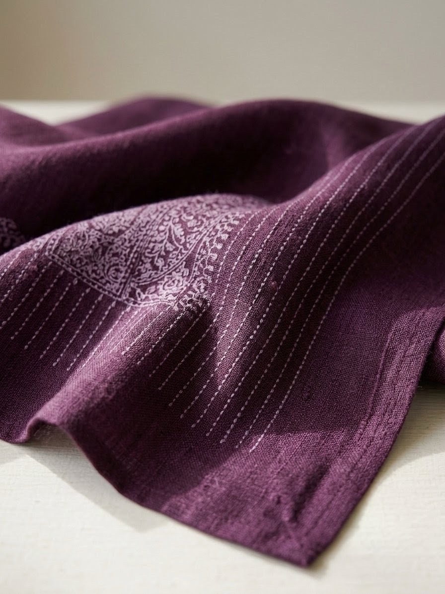 Purple Fishtail Maxi Dress view 4