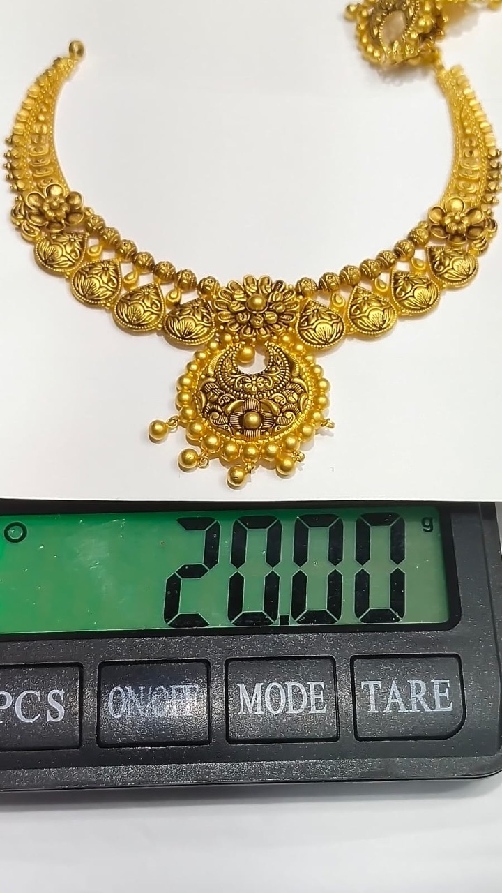 Gold Necklace Light Weight Sets view 8