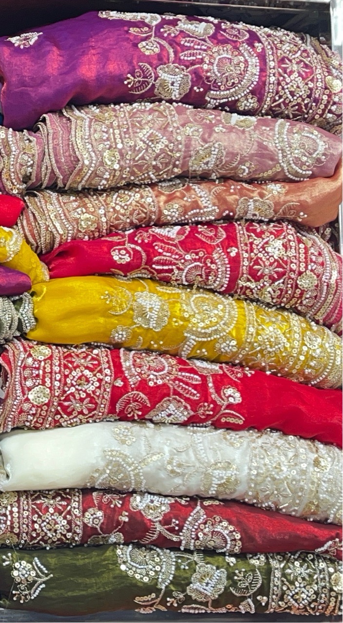 ‘Inaayat’ Suit set- Mehendi Green view 6
